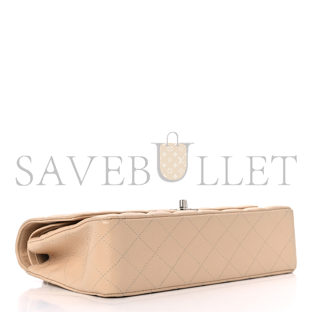 CHANEL MASTER MEDIUM CF SILVER BUCKLE (25.5*15.5*6.5cm)